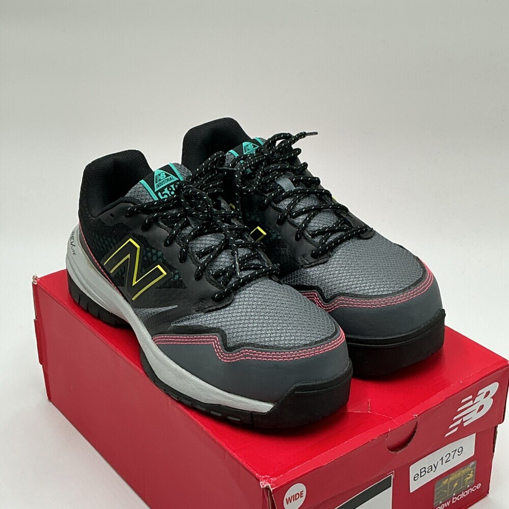 New Balance 589v1 WID589N1 Women's US 10D Wide Gray Comp Toe Work Shoes Ebay1279